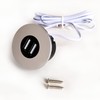 kalb Built-in USB Hub, Silver Grey, Socket for Smartphone, Tablet,