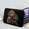 Showudesigns Dachshund Laptop Sleeve Case for Women 17 inch Neoprene