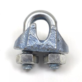 National Galvanized 1/8 Inch Cable Wire Rope CLAMPS (25 PACK)