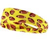 Vovii Women's Football Print Wide Headband Athletic Yellow Elastic Hair
