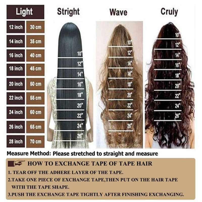 Tape in Human Hair Extensions Highlighted Brown Blonde 20pcs 30g