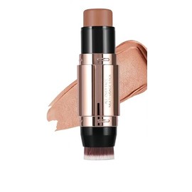 Contour Stick - Lápiz de maquillaje con brocha para modelar la cara, suave mate, impermeable, de larga duración, color 08