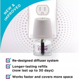 Comfort Zone MultiCat Calming Diffuser Refill for Cat Calming, 6 pack