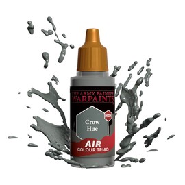 The Army Painter Warpaints Air Crow Hue - Non-Toxic Water Based Airbrush paint – acrylic paint and primer for Tabletop Roleplaying, Boardgames, and Wargames Miniature Model Painting
