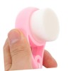 Beavorty 2pcs Face Cleansing Brush Soft Bristle Exfoliating Facial Scrubber