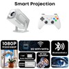 Game Projector with 2 gamepads Gaming Consoles Mini Projector with