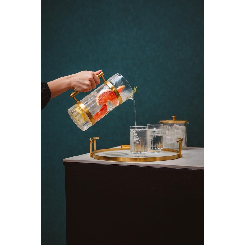 Leopold Vienna Gold Glass Ice Bucket LV247000