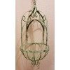 Rustic Hanging PLANTER Basket Antique Victorian Style Garden Plant Hanger