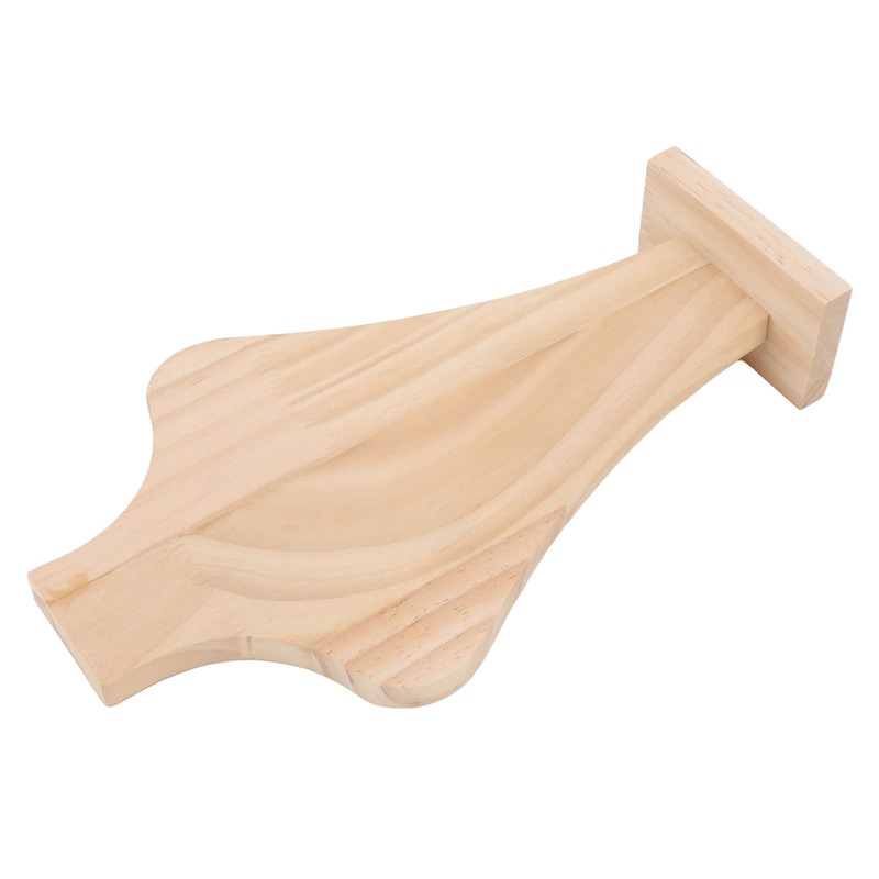 2pcs Wooden Necklace Display Stand Vase Shaped Light Weight Solid