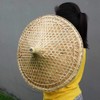 Z-ONE Rice Hat Chinese Cantonese Traditional Bamboo Hat Dia. 20.5"