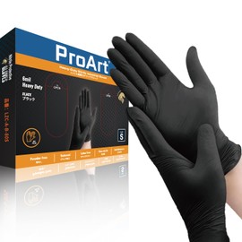 [THE BEST IN PERSONAL SECURITY PRO ART EST 1979] Nitrile Gloves, Black, White, Blue, Pink, Disposable Gloves, S, M, L, XL, Food Sanitation Act Compliant, Nitrile Gloves, Powder Free, For Both Left and