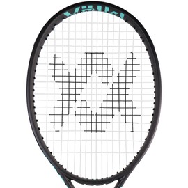 VOLKL Team Speed Black/Turquoise | Tennis Racquet | Featuring Vibration Control Handle System | 265g or 9.4oz | Grip Sizes: 0-5 (4 1/2)