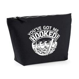 Hippowarehouse You’ve got me Hooked Printed Make up Cosmetic wash Bag 18x19x9cm