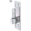 Alberts 318697 Hinge on Plate | South German Shape with