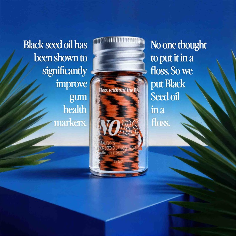 NOBS (No Bad Stuff) Expanding Dental Floss - Nigella Sativa,