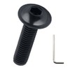 M6-1.0 x 30mm Flanged Button Head Socket Cap Screws (25