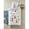 Vertbaudet Children's Bedding Set "Pirate Captain" Wool White/Blue Printed 140