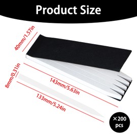 200PCS Perfume Test Strips, Essential Oils Scent Test Strips, Disposable White Perfume Blotter Suitable for Testing Aromatherapy, Perfumes, Essential Oils