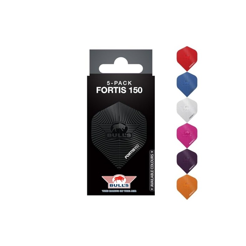 Bull's Fortis 150 Micron Dart Flights - Extra Strong &