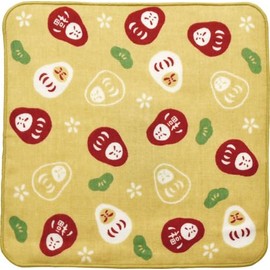 Modern Department Store Japanese Pattern Komachi Towel Handkerchief, Daruma Size: Approx. W25 H25 A686DR