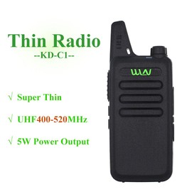 UHF 400-470 MHz MINI-handheld WLN KD-C1 Walkie Talkie Transceiver Radio …