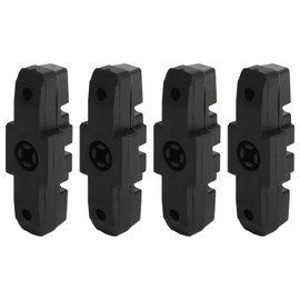 4PCS 2 Pairs Bicycle Brake Pads Replacement Compatible with Magura HS11/HS22/HS24/HS33 Rubber Road Bike Brake Covers Bike Accessories Black
