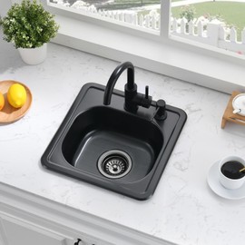 28 Black Undermount Kitchen Sink-Bokaiya 28x18 Inch Undermount Stainless Steel Sink 16 Gauge Single Bowl Kitchen Sinks with Dish Grid
