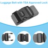 PATIKIL Luggage Straps, Suitcase Straps Adjustable Luggage Belts Strap with