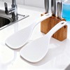 OLIREXD 2PCS Non-Stick Rice Paddle Spoon Rice Scoop, Rice Serving