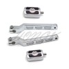 HONGK- Chrome Aluminum Heel/Toe Shift Levers with Skull Shifter Pegs