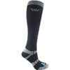 Woof Wear Long Bamboo Waffle Riding Socks Black - Unisex