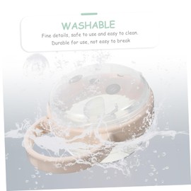 Totority 2pcs Cute Pacifier Holder Case Portable Travel Pacifier Container for Protected for Strollers Bags Convenient Accessory