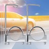 Datanly 2 Pcs Exhaust Clamp with Hanger Rear Muffler Hanger