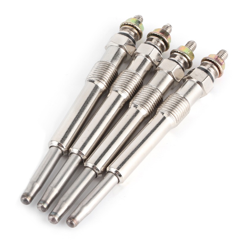 4Pcs/Set Universal Glow Plugs Diesel Pre‑Heating Heater Plug Fit for