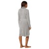 Barefoot Dreams® CozyChic Ultra Lite® Tipped Ribbed Short Robe, Dove