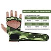 RDX Weightlifting Gloves Gym Anti Slip Long Strap Muscle Training