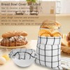 NEOHANA Reusable Beeswax Bread Bag,Linen Beeswax Bread Bags With Bowl