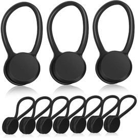 LABRIMP 10 Bridas Magnéticas De Silicona Reutilizables Organizador De Cables Para Auriculares Y Cables De Carga Sujetacables Para Dispositivos Electrónicos Hogar Oficina Y Viajes
