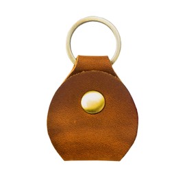 Timyca Airtag Schlüsselanhänger-Echtes Rindsleder mit Schnalle Airtag Anhänger Schlüsselanhänger Leder Air Tag Hülle Case,Anti-Lost und Kratzfest Air Tag Hülle Anhänger für Hund Fahrrad Kinder