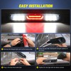 Nilight Third Brake Light High Mount 3rd Stop Reverse Cargo