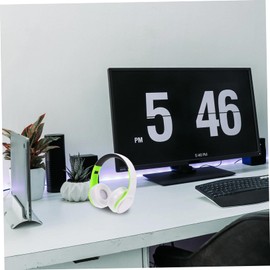 LALAFINA Wireless Over Ear Headset Adjustable Foldable Design Noise Reduction Gaming Headphones for Music and Sports and Comfortable Fit Easy Control