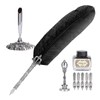 Quill Pen Set Feather Writing Dip Pen Stamp Students Teacher