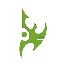 Star Craft Protoss Symbol Sticker Vinyl Decal Notebook Car Window Laptop 6"x 3.5" (Lime)