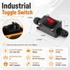 2-Pack Waterproof Inline Cord Switch DPST 30A 125V-250V Rocker