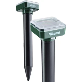 Mole Repellent Stakes 2 Pack - Gopher Repellent Ultrasonic Solar Powered - Sonic Spike Mole and Vole Deterrent for Lawn Garden & Yard - Electronic Devices Outdoors Pest Repeller Snakes Rodents Chaser