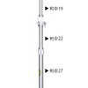 Aluminum Pole for Extendable Flags, 6.6 ft (2