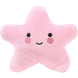 Zenarao Pink Starfish Squeaky Dog Toy, Soft Plush Vocal Dog Plaything Pets Supplies, Squeaky Toys/Chew Toys for Medium Large Dog, Dog Squeak Toys, Pet Supplies