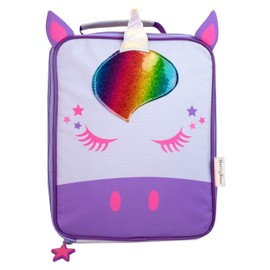 Harry Bear Girls Unicorn Lunch Bag Kids School Lunch Box Purple One Size