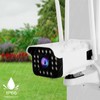 1080P Security Outdoor Camera PTZ 2.4Ghz WiFi IP66 Waterproof 20‑LED
