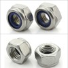 M3-M12 165 Pieces Stainless Steel Nylon Lock Nut Sets, Self-Locking